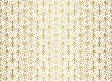 Kusursuz Art Deco Deseni. Klasik geometrik minimalist arka plan. Soyut Lüks Resimler.