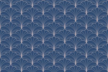 Kusursuz Art Deco Deseni. Klasik geometrik minimalist arka plan. Soyut Lüks Resimler.