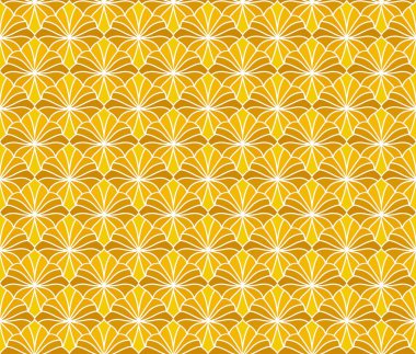 Kusursuz Geometrik Sanat Dekorasyonu. Soyut vektör çiçek arkaplanı.