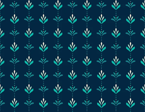 Бесшовный Арабский Цветочный Узор Фон Стиле Деко Векторная Абстрактная Текстура — стоковый вектор