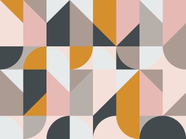 Soyut, kusursuz vektör deseni. Canlı geometrik arkaplan.