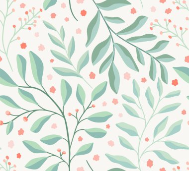 Çiçekli modern tarz güzel desen, vektör arkaplan