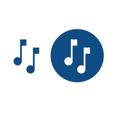 müzik notaları simgeleri.