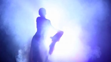 Bale kadın bacak Show sahnede