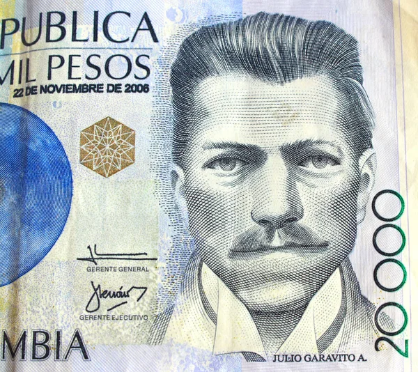 Pesos Currency Country Colombia — Stockfoto