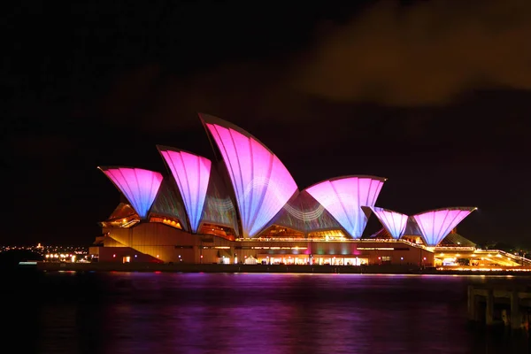 Sydney Australia Mayo Sydney Opera House Muestra Durante Vivid Sydney — Foto de Stock