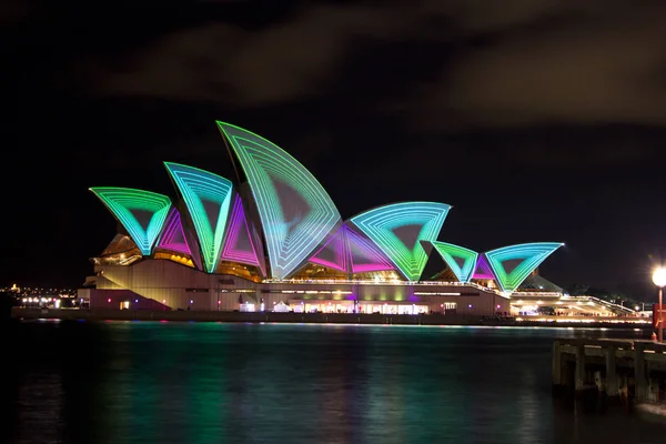 Sydney Australia Mayo Sydney Opera House Muestra Durante Vivid Sydney — Foto de Stock