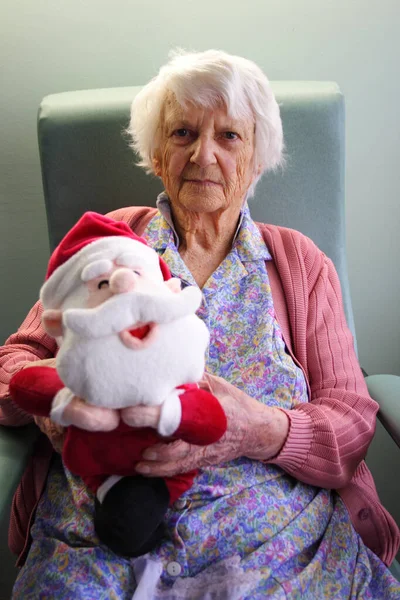 Jährige Seniorin — Stockfoto