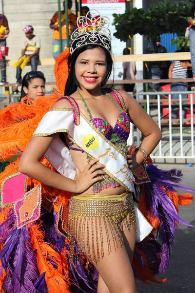 Barranquilla Kolumbie Února Carnaval Del Bicentenario 200 Let Karnevalu Února — Stock fotografie