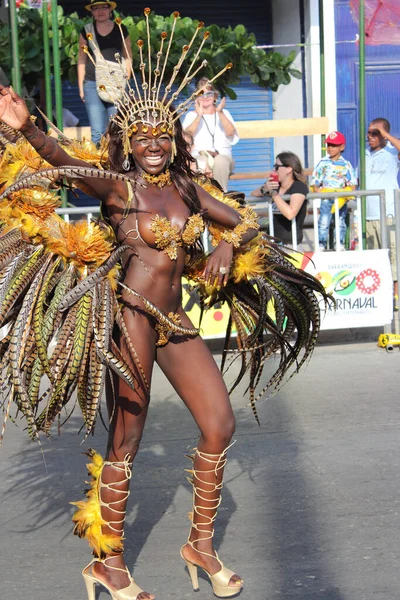 Barranquilla Kolumbien Februar Carnaval Del Bicentenario 200 Jahre Carnaval Februar — Stockfoto