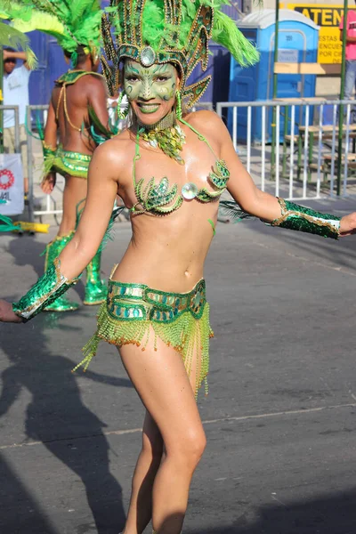 Barranquilla Kolumbie Února Carnaval Del Bicentenario 200 Let Karnevalu Února — Stock fotografie