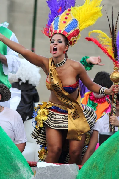 Barranquilla Kolumbien Februar Carnaval Del Bicentenario 200 Jahre Carnaval Februar — Stockfoto