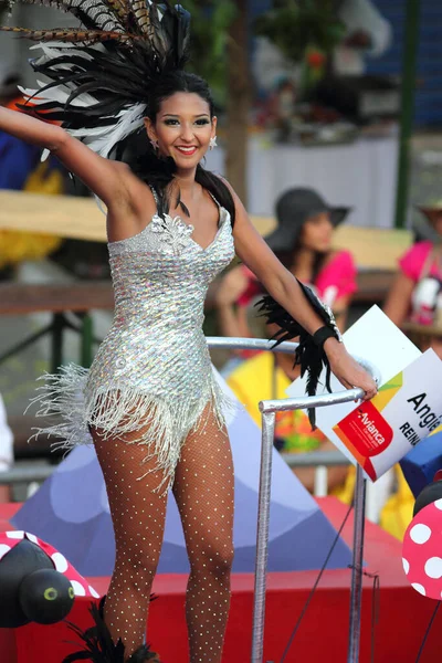 Barranquilla Colombia Feb Carnaval Del Bicentenario 200 Jaar Carnaval Februari — Stockfoto