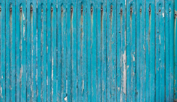 Turchese rovinati pannelli di legno bordo sfondo — Foto Stock