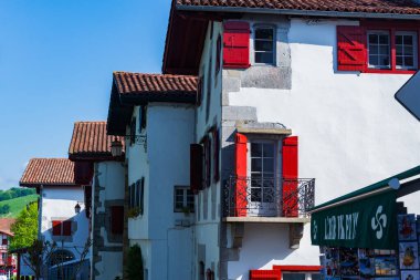 Ainhoa 'nın Bask Köyü' nün (Bask Ülkesi, Fransa)