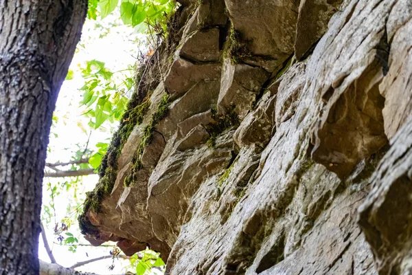 Rochas Zaitsev Região Rostov Distrito Krasnosulinsky Pedra Estruturas Naturais Grande — Fotografia de Stock