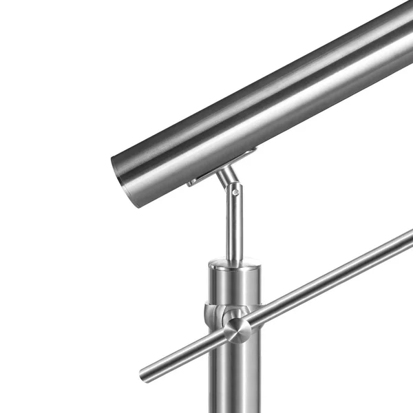 Modern korkuluk paslanmaz çelik ayrıntı izole