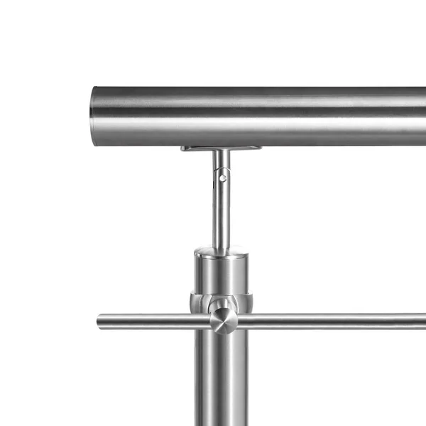 Modern korkuluk paslanmaz çelik ayrıntı izole