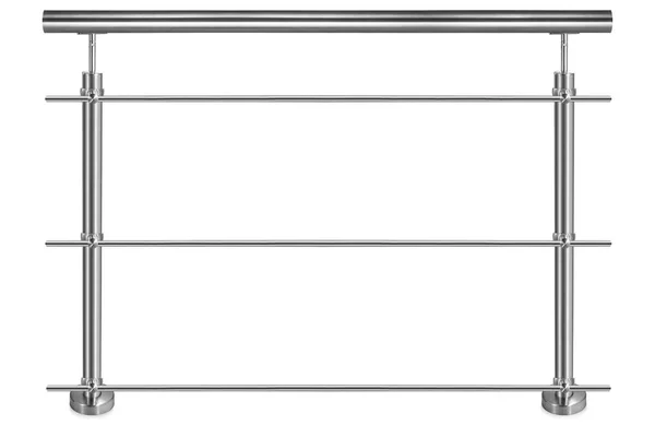 Modern bir korkuluk paslanmaz çelik izole. Bu korkuluk merdiven ve balkon'ın için kullanılır