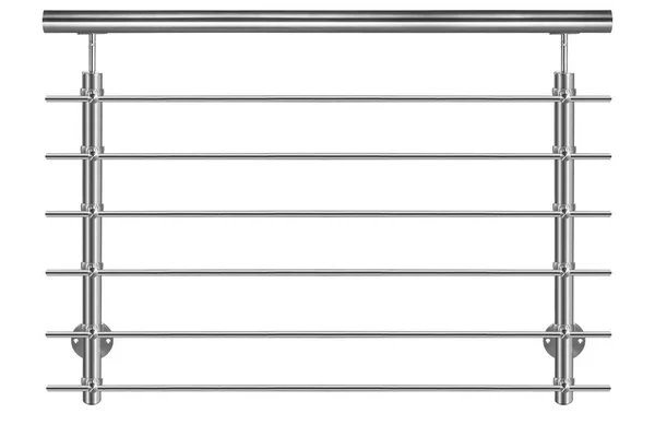 Modern bir korkuluk paslanmaz çelik izole. Bu korkuluk merdiven ve balkon'ın için kullanılır