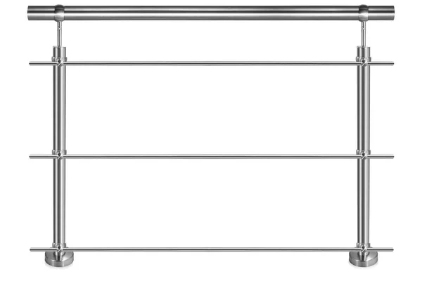 Modern bir korkuluk paslanmaz çelik izole. Bu korkuluk merdiven ve balkon'ın için kullanılır