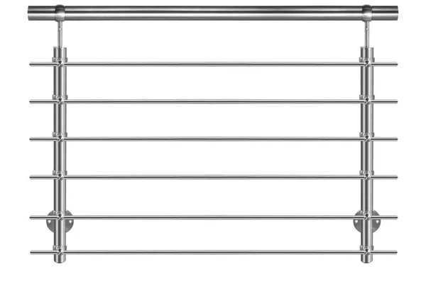 Modern bir korkuluk paslanmaz çelik izole. Bu korkuluk merdiven ve balkon'ın için kullanılır