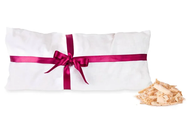 El yapımı beyaz arolla çam yastık Pamuk kapak ve Easter