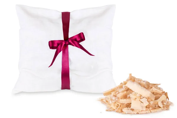 El yapımı beyaz arolla çam yastık Pamuk kapak ve Easter