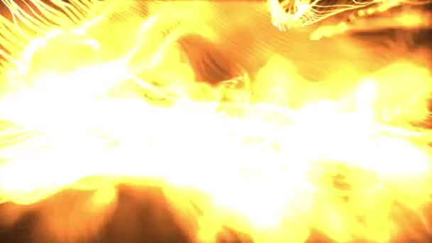 formations jaune vif avec écoulement 