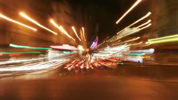 カステラーヌ ラウンド アバウト交差点の背景 — ストック動画