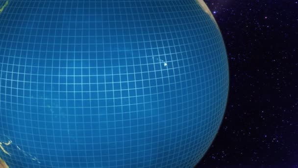 地球と星 — ストック動画