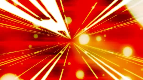 tunnel intense de lumière rouge 