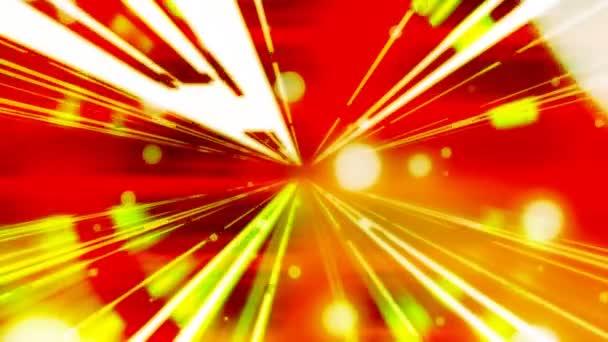 tunnel intense de lumière rouge 