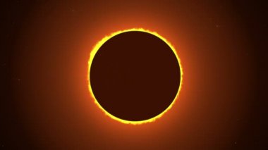 Turuncu güneş ecclipse