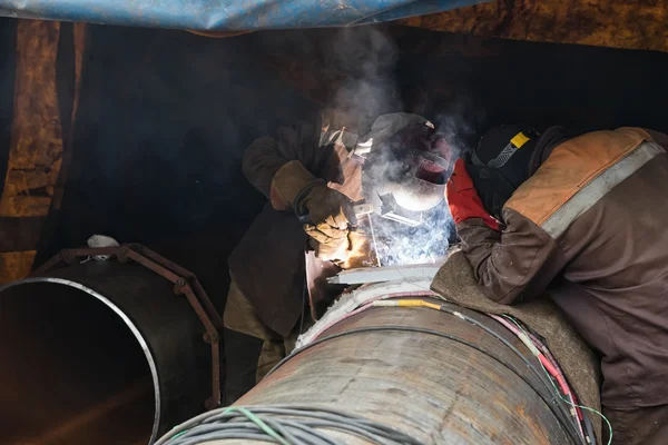 Gaz boru hattı kaynak işleri