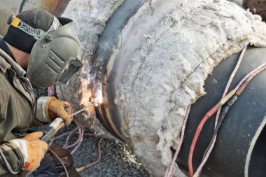 Büyük çaplı borular kaynak