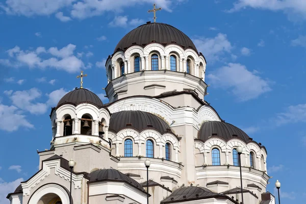 Templet som inte görs av händer bilden av Kristus Frälsaren i Adler — Stockfoto