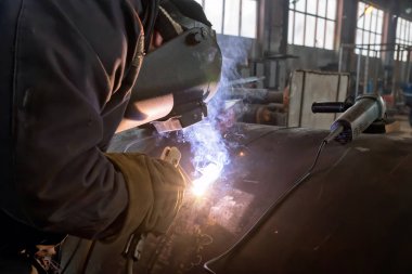 Dikiş tüp Anüler alın kaynaklı