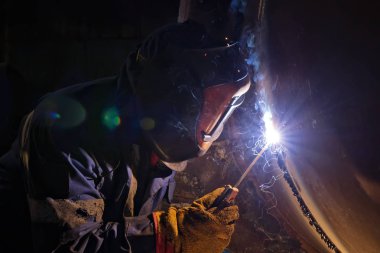 Dikiş tüp Anüler alın kaynaklı