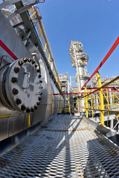 Vista del equipo de purificación de aceites y productos petrolíferos f —  Fotos de Stock