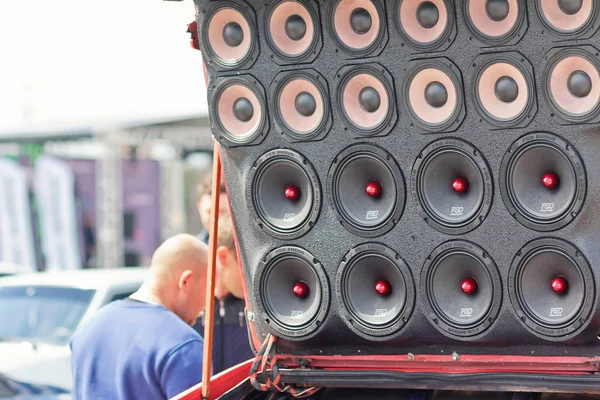 Coche potencia música sistema de audio —  Fotos de Stock