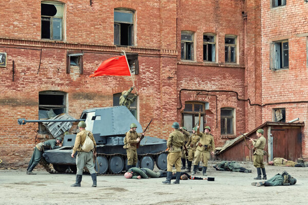 Reconstruction of battles second world war between red army and 