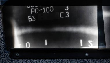 Dahili eklentiler olmadan kaynaklama dikişinin X-ray görüntüsü