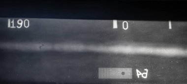 Dahili eklentiler olmadan kaynaklama dikişinin X-ray görüntüsü