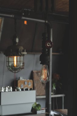 Kahve Dükkanı Vintage tarzı.