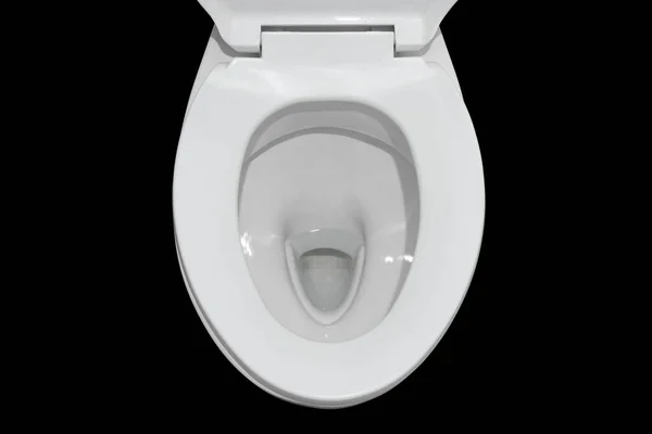 White toilet bowl in the bathroom interior close-up. — Stock Photo, Image