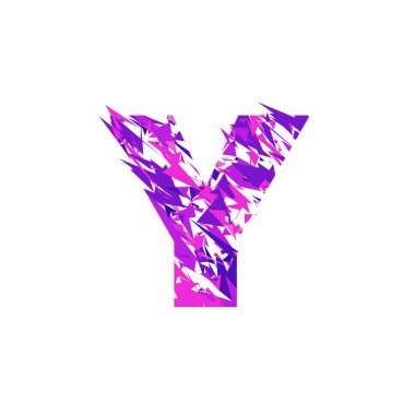 Bir kıymık kırık Y harfi.