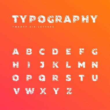 Dinamik harflerle beyaz renk ile renk degradesi ayarla.