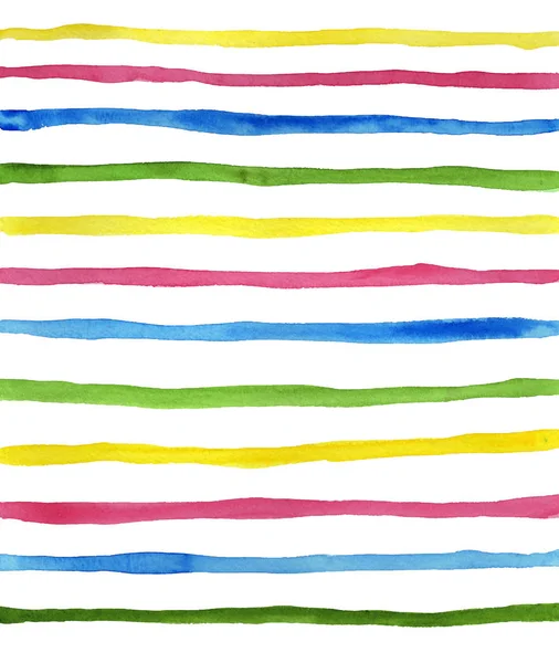 Paski kolorów akwareli — Zdjęcie stockowe