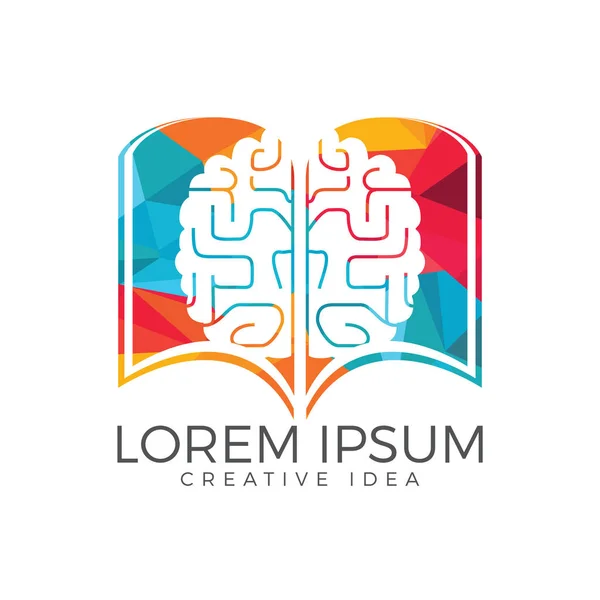 Kitap beyin logo tasarımı. Eğitim ve kurumsal logo tasarımı.